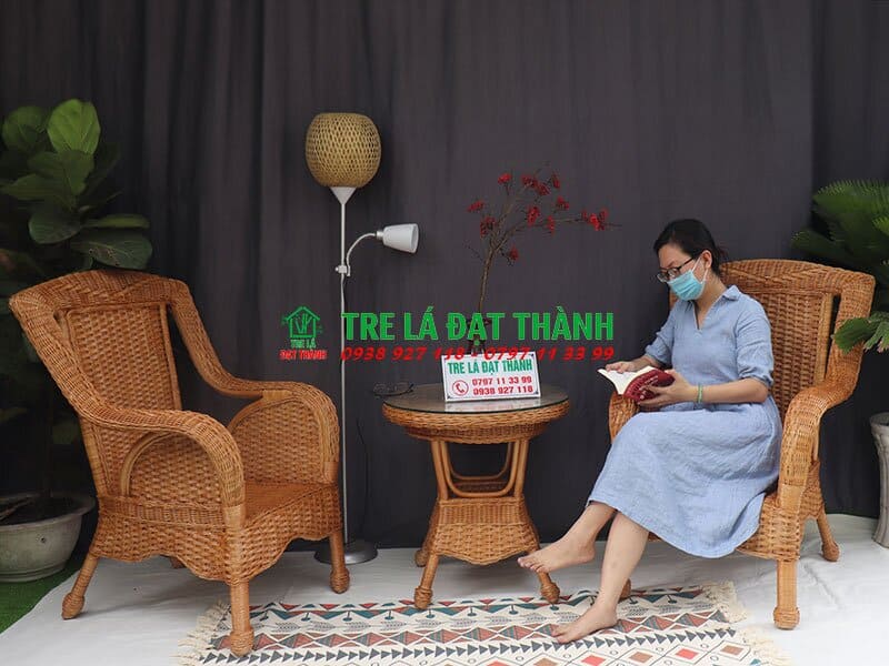 Ghế Mây Đọc Sách - GMDS015